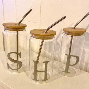 single letter decal
