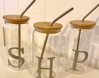 single letter decal