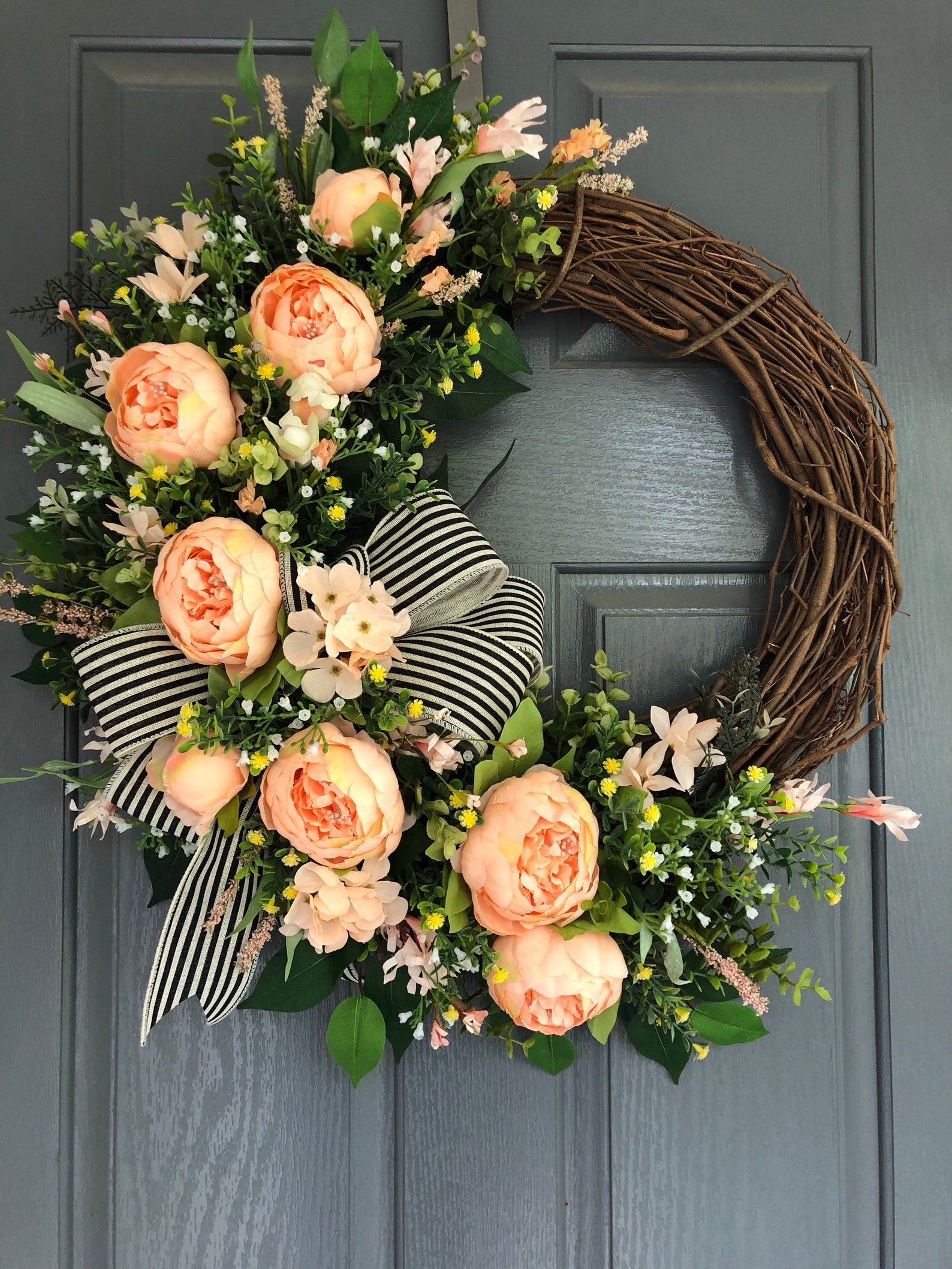 Spring Wreath Summer Wreaths for Front Door Gifts for Her - Etsy