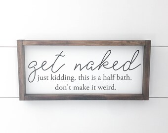 Bathroom get naked | Etsy