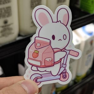 Adesivo de vinil para mochila de morango (3")