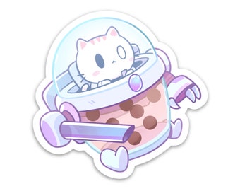 Tapiocat Bot Vinyl Sticker (3")