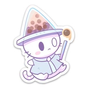 Tapiocat Magier Vinyl-Aufkleber (6.3 "x 3 ")