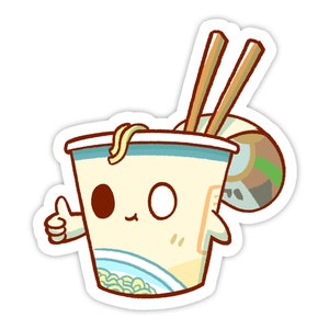 Duim omhoog Noods vinylsticker (3")