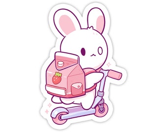 Strawberry Backpack Vinyl Sticker (3")