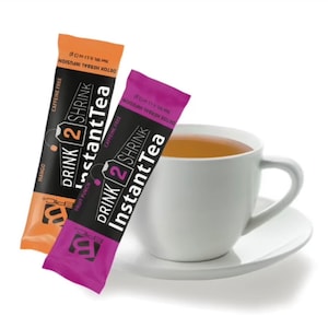 Drink 2 Shrink instant tea Mango / fruit punch flavors (No Medical Claims ) 28 sachets