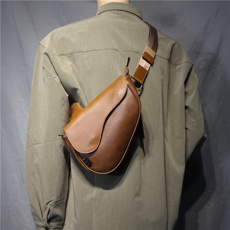 Saddle Bag Cross Body Saddle Bag Crossbody Bag Leather Etsy