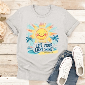 Laat je licht schijnen, png PNGEgg | Sublimatieontwerp bijbelvers | Mattheüs 5:16 christelijke clipart | Inspirerende schrifttekst digitale download