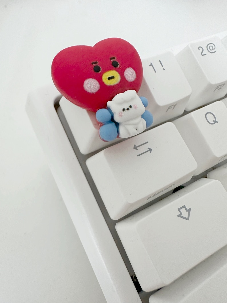 Cute BT21 BTS TATA V PBT Mechanical Keycap - Etsy