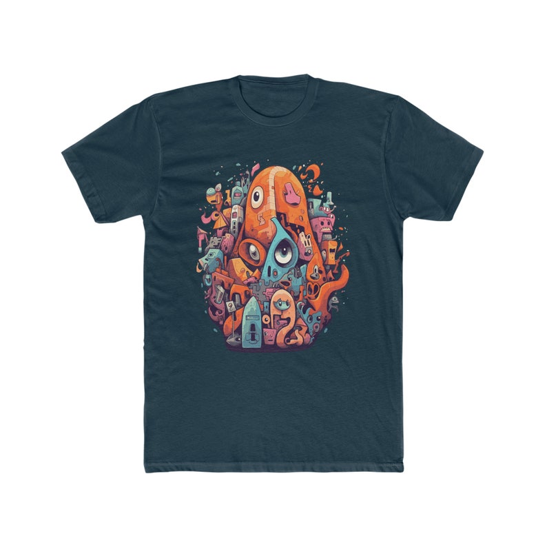Picasso Redux Graffiti T-shirt, Street-art T-shirt, whimsical, Urban T-shirt, Hip-Hop T-shirt image 4