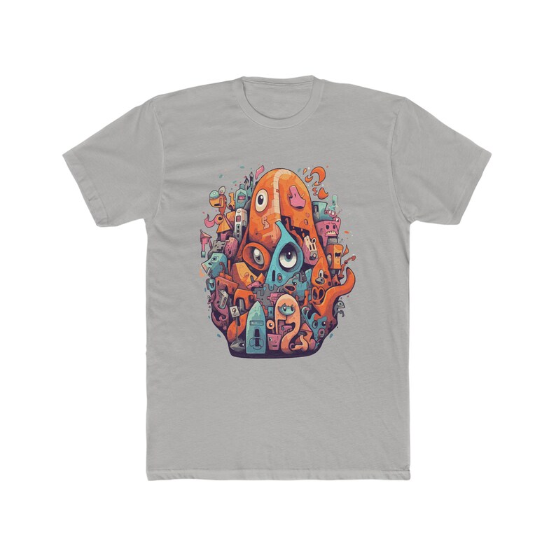 Picasso Redux Graffiti T-shirt, Street-art T-shirt, whimsical, Urban T-shirt, Hip-Hop T-shirt image 7