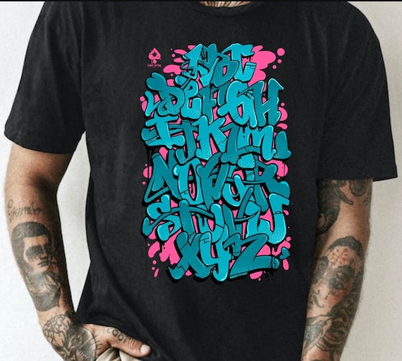 Spade Graffiti T-shirt, Graffiti Alphabet T-shirt, Street