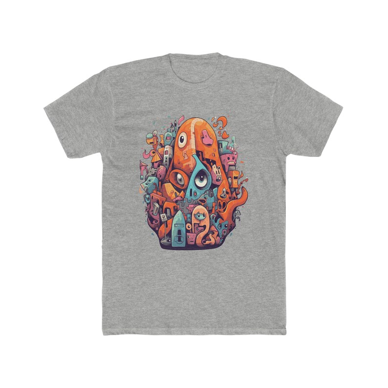 Picasso Redux Graffiti T-shirt, Street-art T-shirt, whimsical, Urban T-shirt, Hip-Hop T-shirt image 3