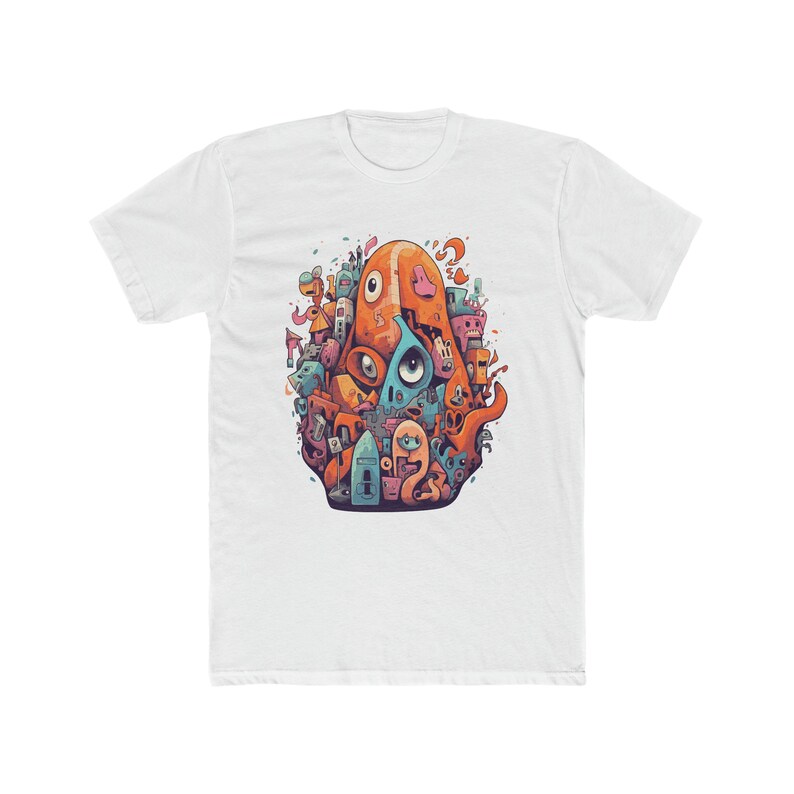 Picasso Redux Graffiti T-shirt, Street-art T-shirt, whimsical, Urban T-shirt, Hip-Hop T-shirt image 6