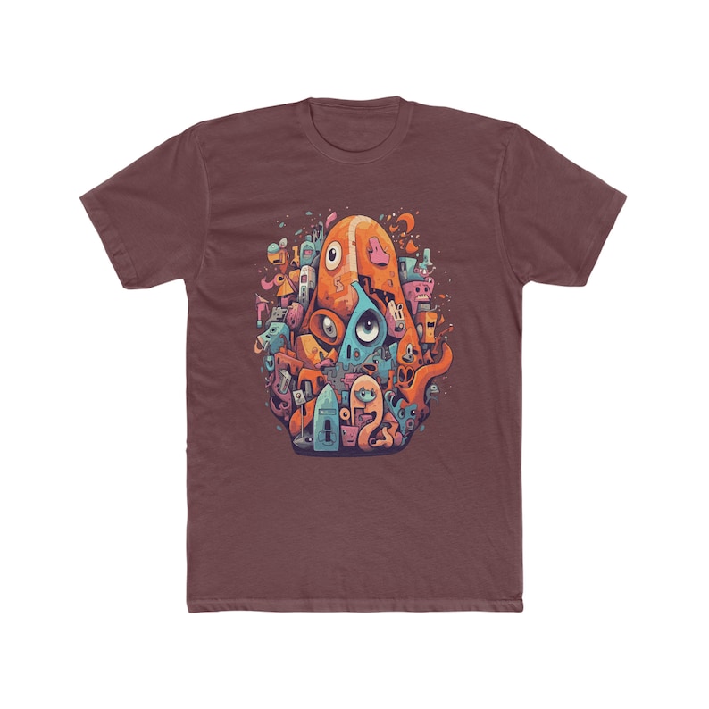Picasso Redux Graffiti T-shirt, Street-art T-shirt, whimsical, Urban T-shirt, Hip-Hop T-shirt image 8
