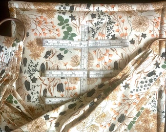 Midwife Measuring Mat and weigh sling set &quot; Gathering Herbs&quot;