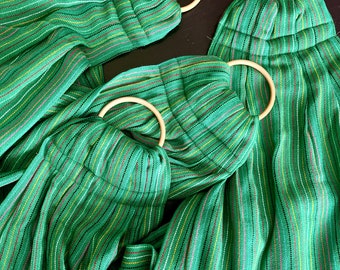 Woven Green fabric weigh sling  from the Yucatán .