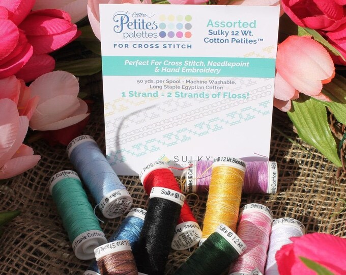 Thread Moos Set The Moo the Merrier Sulky Thread Pack | Assorted 12 Wt Cotton Petites ...
