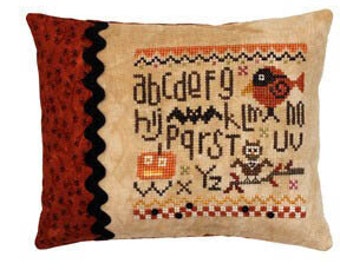 Bird in the Hand: Halloween *PATTERN ONLY* | Heart In Hand | Cross Stitch Pattern | Autumn Sampler Design | Small Fall Sampler