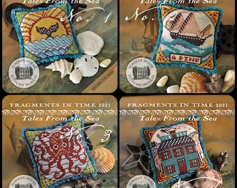 Fragments in Time - Tales from the Sea | Summer House Stitche Workes | 2021 New Releases | Cross Stitch Pattern Chart Series | CrossStitch