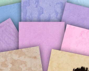 Stained Scanned Papers for Download. Cool Shades. Printable Papers for journals, scrapbooking,  ephemera, cards, etc. Instant Download.