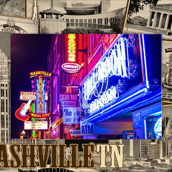 Nashville Picture Frames Etsy