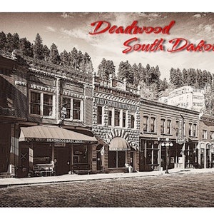 Deadwood South Dakota Fridge Magnet