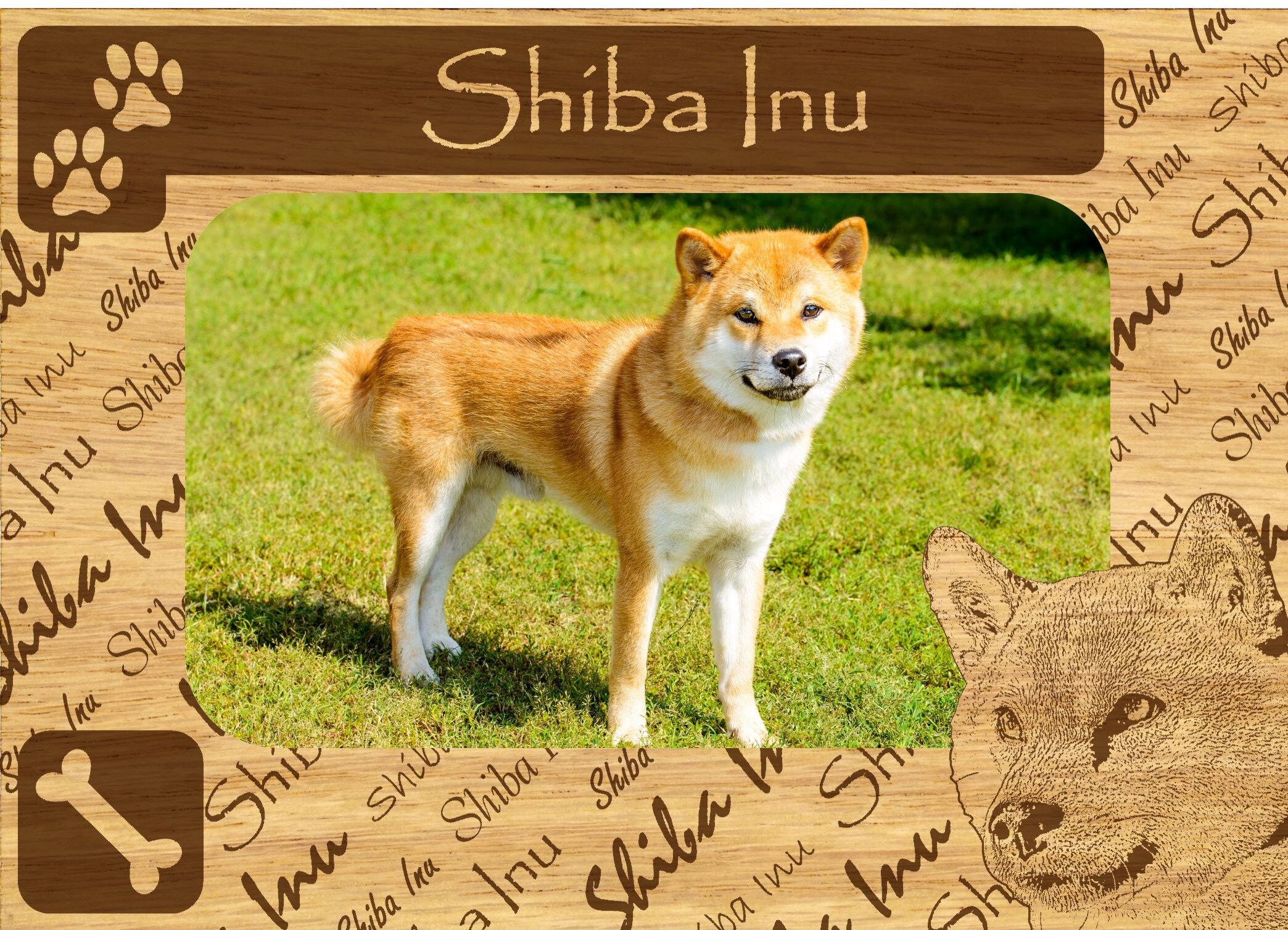Wood Shiba Inu - Etsy