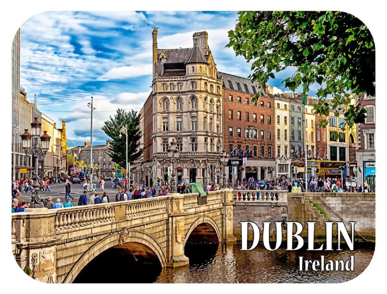 Dublin Ireland Fridge Etsy