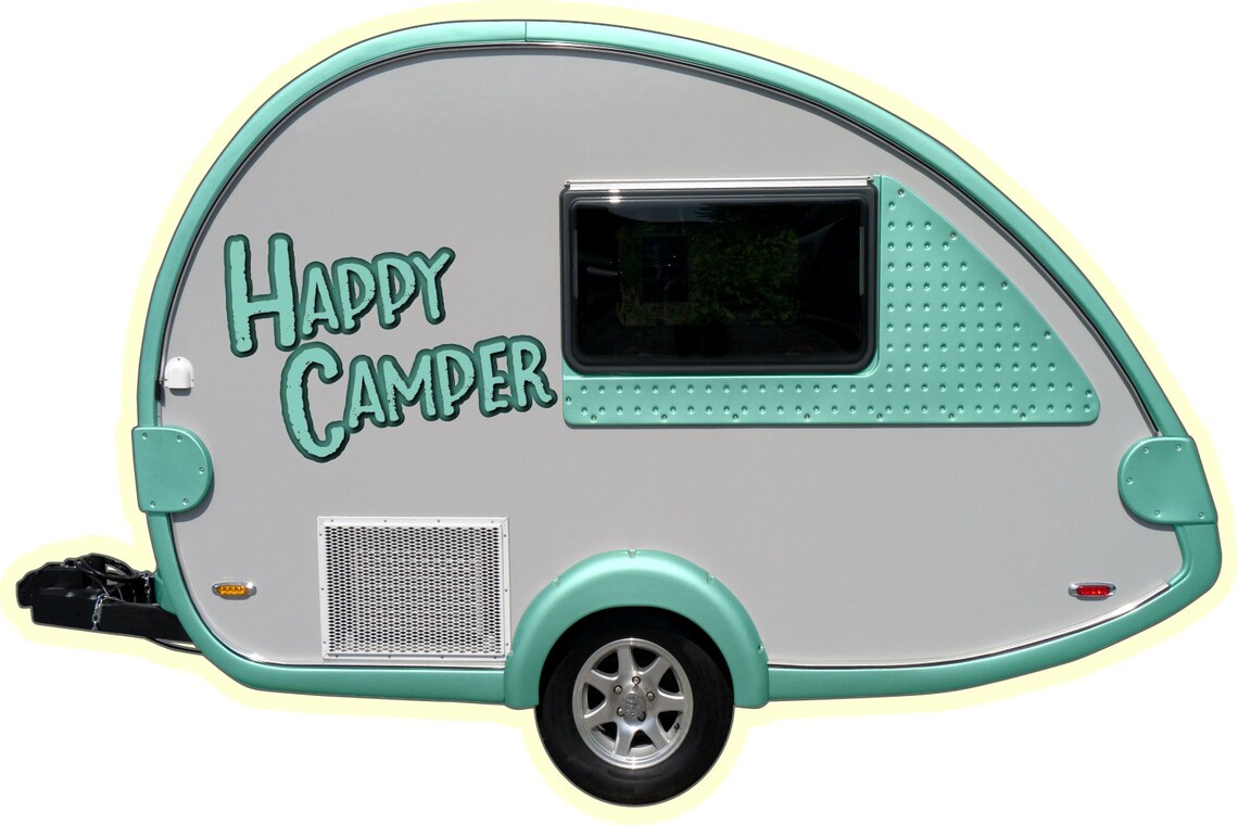 RV Happy Camper Fridge Etsy