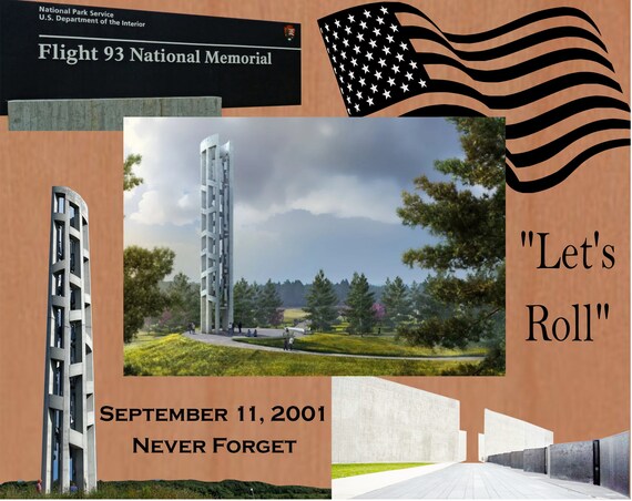 Flight 93 National Memorial Laser Engraved Wood Picture Frame - Etsy