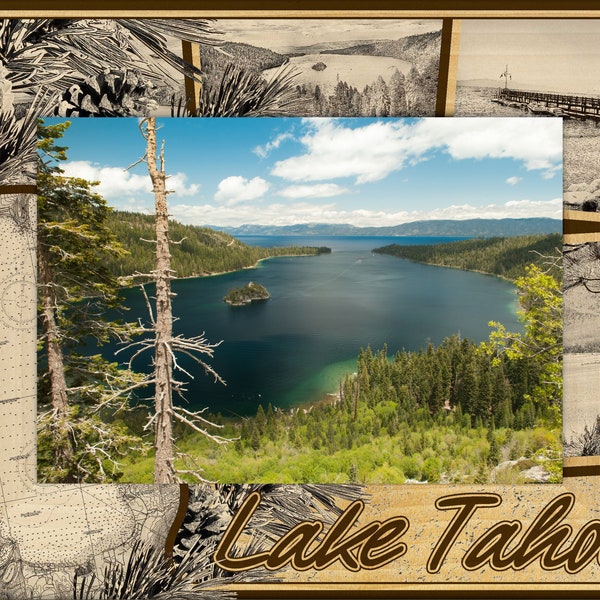 Lake Tahoe Art - Etsy - Frame At Lake Tahoe