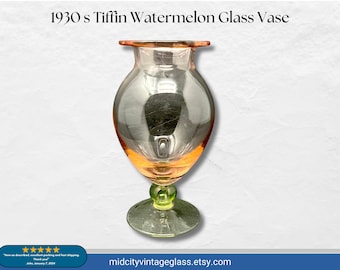 Elegant Vintage Set of 6 Tiffin Watermelon Depression Glass Cordial Goblets  in Mint Shape. - Etsy