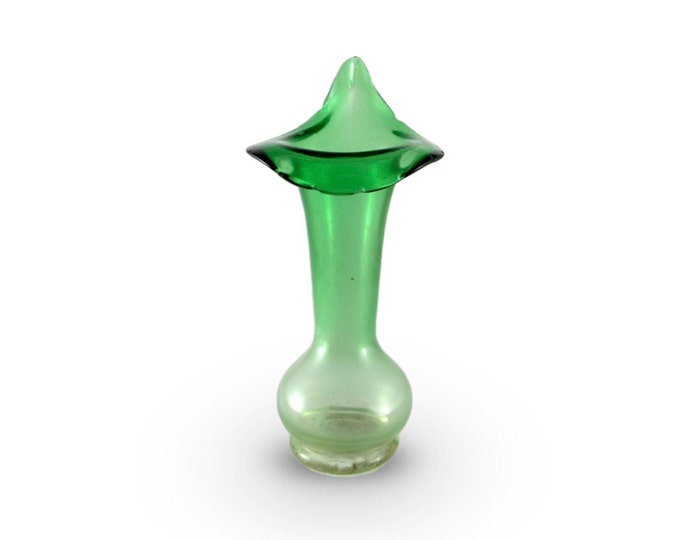 Kreiss Glass Jack-in-the-Pulpit Bud Vase - Made in Japan