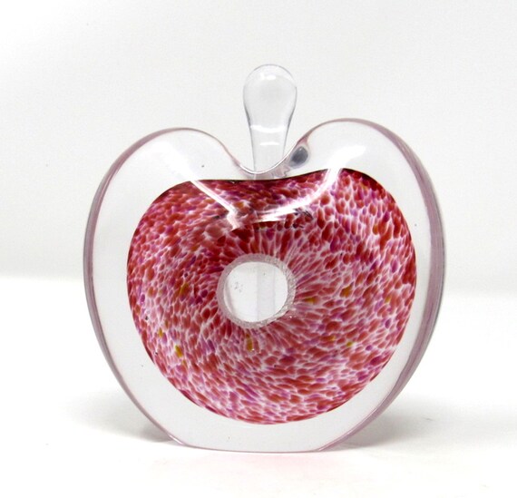 Appleshaped Perfume Bottle with Dauber Michael Nou… Gem