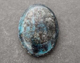 Cabochon turchese Kingman, cabochon di design, tagliato a mano, forma ovale