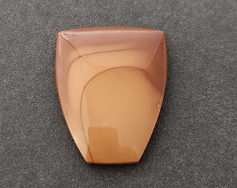 Cabochão de Jasper Bruneau, Cabochão de Designer, Corte à Mão, Formato Livre