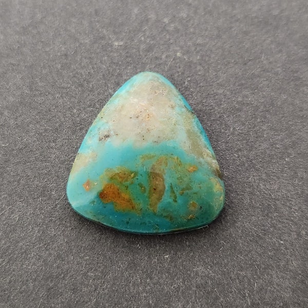 Kingman Turquoise Cabochon, Designer Cabochon, Hand Cut, Freeform Shape