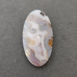 Laguna Agate Cabochon, Designer Cabochon, Hand Cut, Oval Shape
