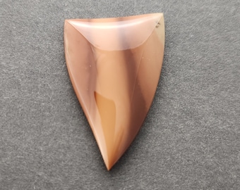 Cabochão de Jasper Bruneau, Cabochão de Designer, Corte à Mão, Formato Livre