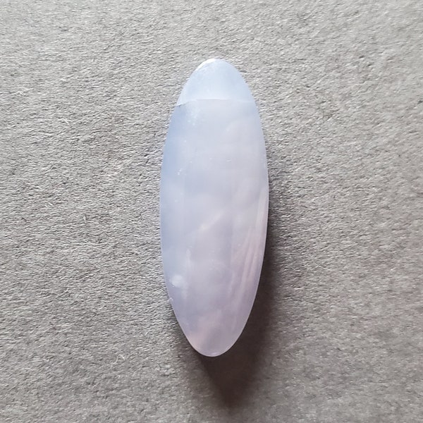 Malawi Blue Agate Cabochon, Designer Cabochon, Hand Cut, Oval Shape