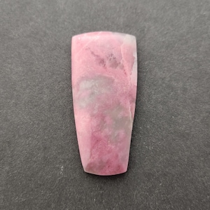 Rhodonite Cabochon, Designer Cabochon, Hand Cut, Freeform Shape