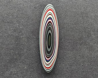 Jeep Fordite "Jeepite" Cabochon, Designer Cabochon, Hand Cut, Oval Shape