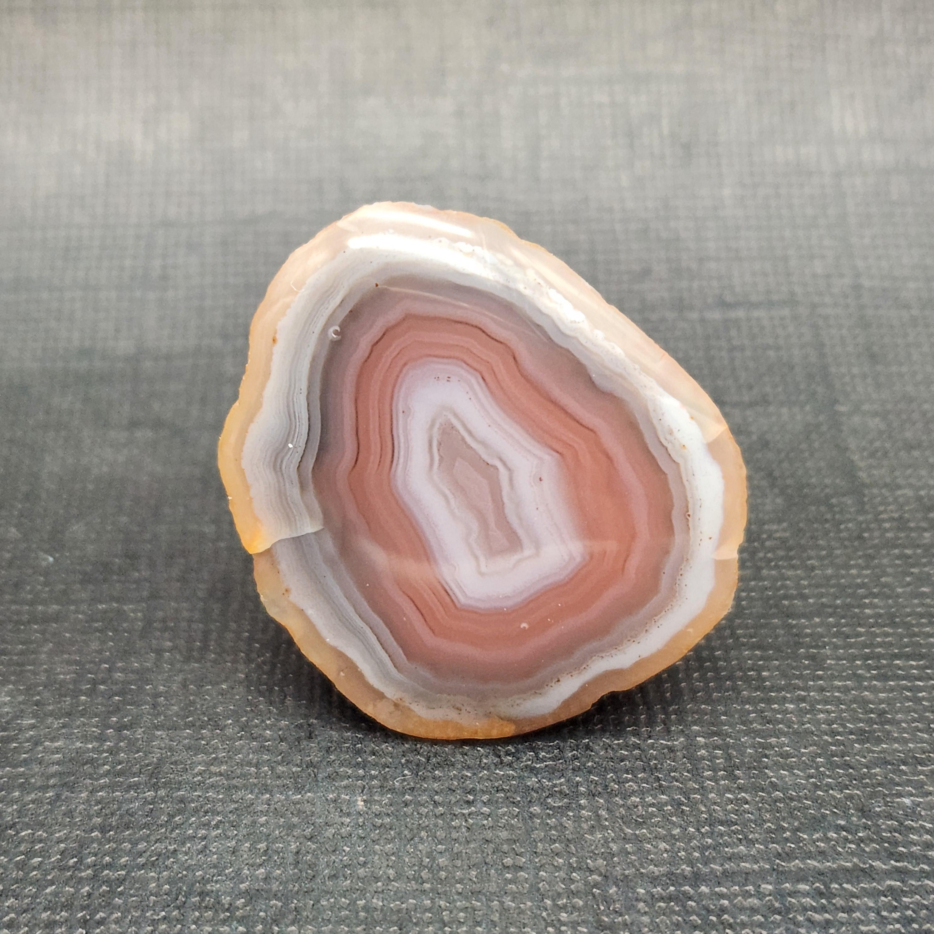 Swazi Agate Polished Collector Specimen, Crystal Home Decor, Hand
