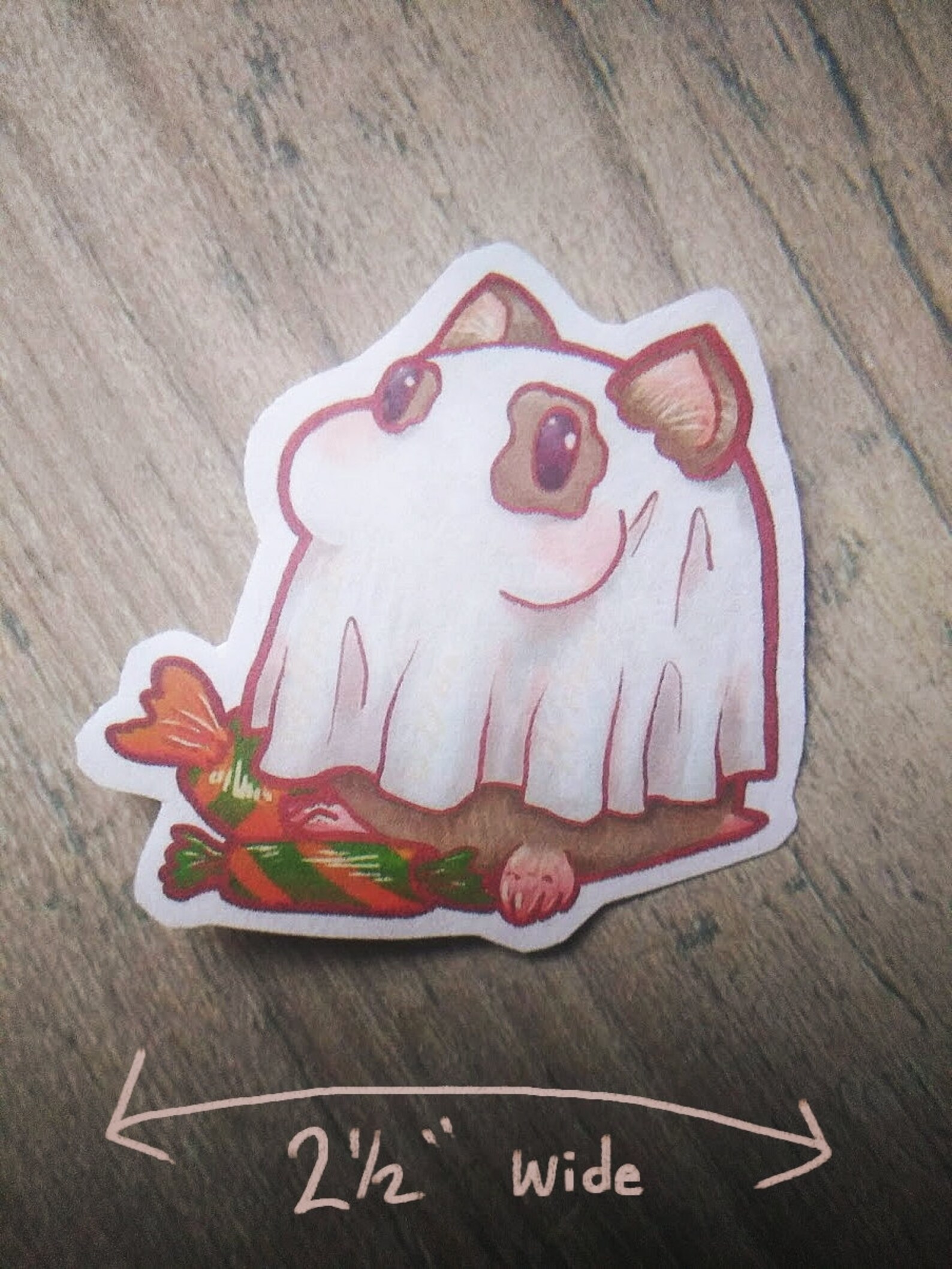 Ghost Hamster HAMMOWEEN free shipping Etsy