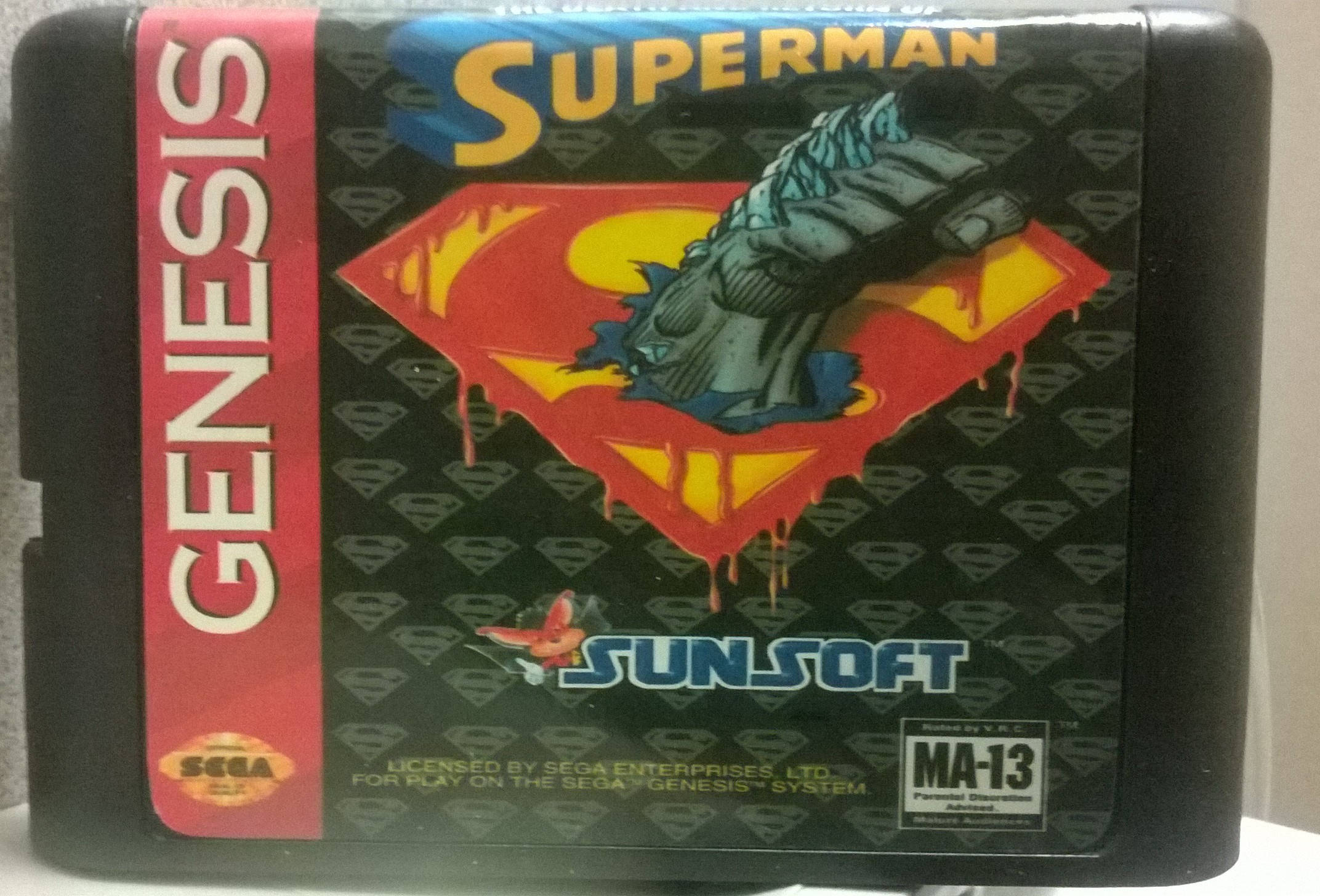 download the death and return of superman sega genesis