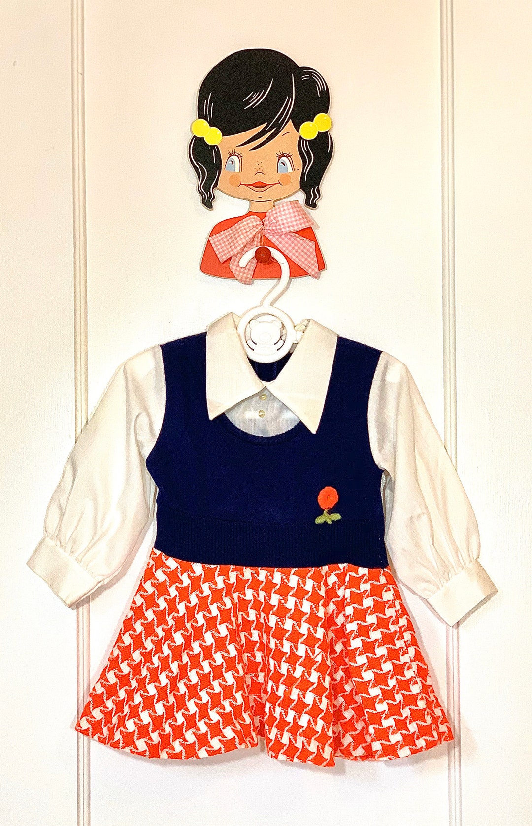 Vintage Kids 1960's Nanette Preppy School Dress, Retro Girls Mod ...