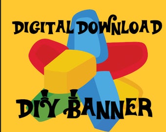 Candy Maker Gobstopper - Wonka's Ever Lasting DIY Candy banner and Party Decor Digital Download