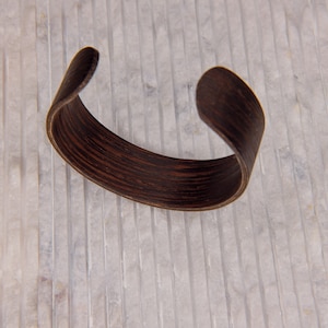 Bent Wood Cuff Bracelet - Wenge