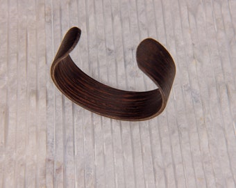 Bent Wood Cuff Bracelet - Wenge